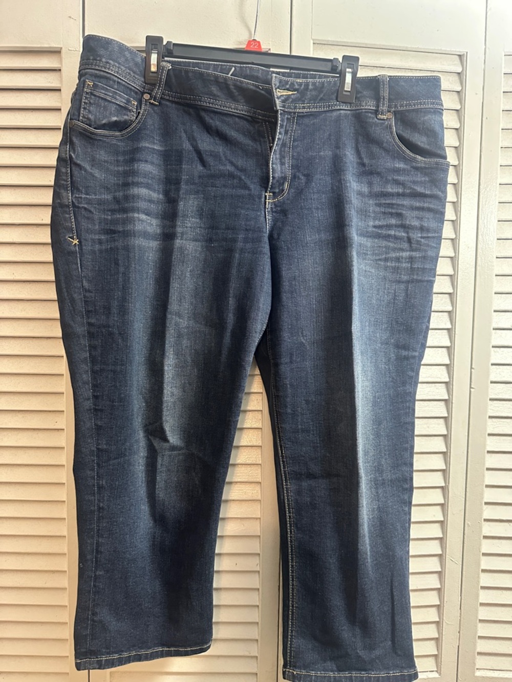 Lane Bryant Dark Indigo Crop Jeans